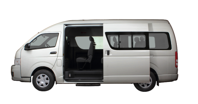 Sewa mobil online - Toyota Hiace